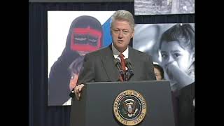 President Clinton at Eleanor Roosevelt Human Rights Awards (1999)