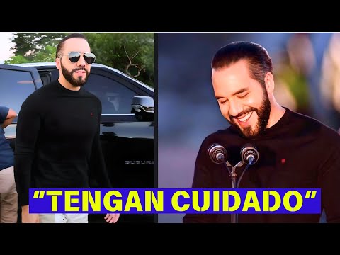 SE FUÉ INDIGNADO CON EL GOBIERNO DE NAYIB BUKELE