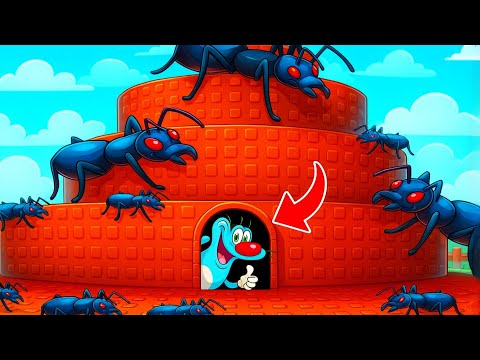 OGGY Went to Live Inside Ant Hill For A Day In Roblox