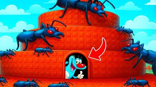 OGGY Went to Live Inside Ant Hill For A Day In Roblox