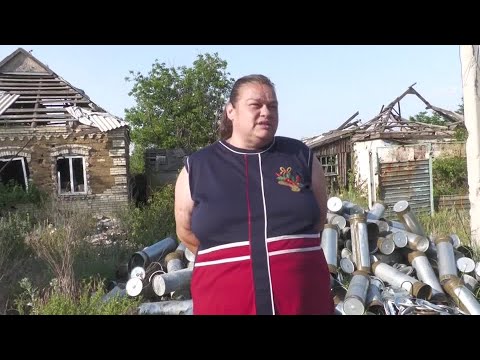 YouTube video thumbnail: Woman Rebuilds Life as Sole Resident of Abandoned Donetsk Town