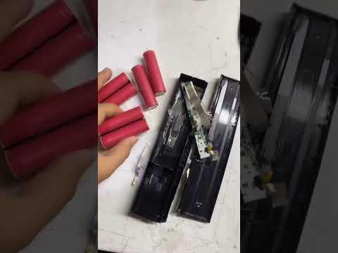 Notebook bataryasıyla 20 kat güç elde etmek #18650 #18650battery #kendinyapfikirleri