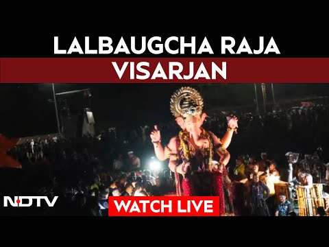 LIVE: Lalbaugcha Raja Visarjan 2025 | Ganpati Visarjan | Mumbai