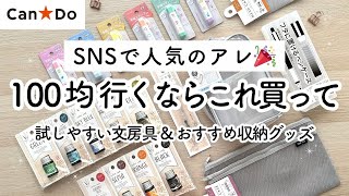 【100均 / Can★Do購入品】SNSでバズった試しやすい文房具✏️おすすめ収納グッズご紹介！初心者必見！手帳のプロがおすすめ！万年筆,手帳スタンプ,シンプル収納など【おすすめキャンドゥ】