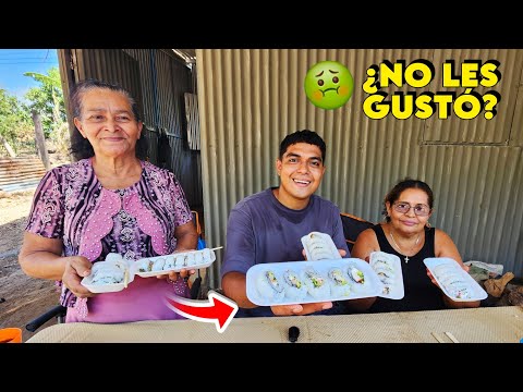 INVITÉ a MI MAMÁ y MI ABUELA a comer SUSHI POR PRIMERA VEZ en LA CASITA DE CAMPO 🇯🇵🏡 ¿No les gustó?