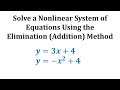 Solving Systems of Equations Using Elimination