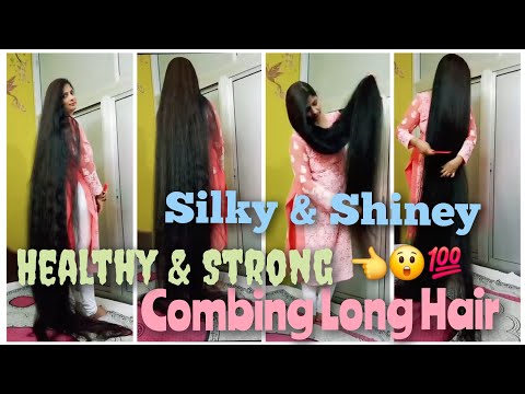 Combing Long Hair..#guinessworldrecord #longhair #hair #blackhair #youtube #video #ytviral #love #yt