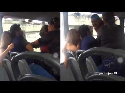 Encuentra a su esposo con su amante en un bus
