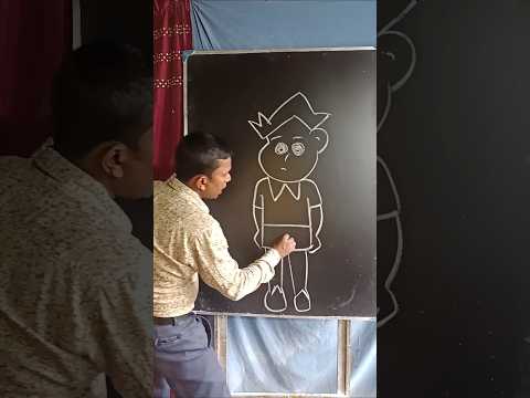 How to draw Shinchan from letter W #shinchan#cartoon#art#drawing#trending#shorts#kids