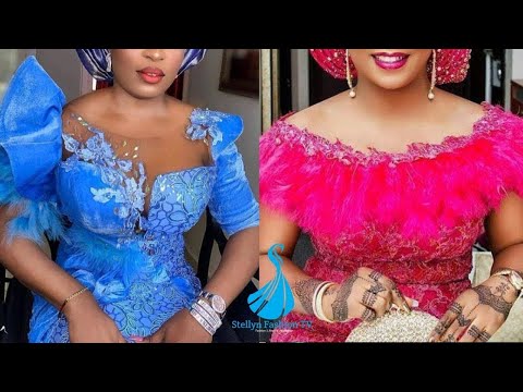 Latest Designs Of Lace Ankara And Brocade For Ladies 2024 | Beautiful Ankara Wax Print Dress Styles