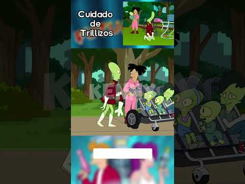 Cuidado de Trillizos 👽👽👽 (T11 Ep02) P3 - Futurama