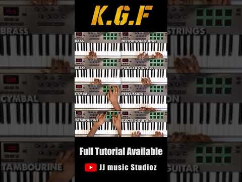 KGF Mass BGM | #Shorts | Tutorial | JJ music Studioz | Jos Jossey | KGF Chapter 2 Teaser | Vertical