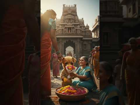 The Dog Who Selling Flowers #pets