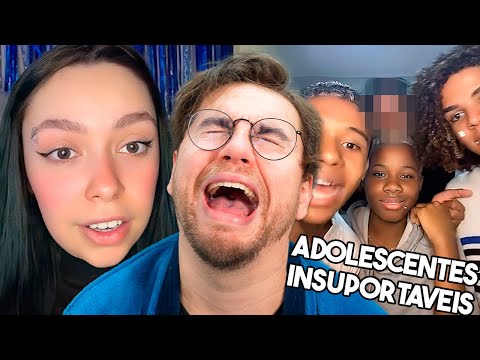 adolescentes sendo INSUPORTÁVEIS na net
