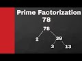 Prime Factorization of 78