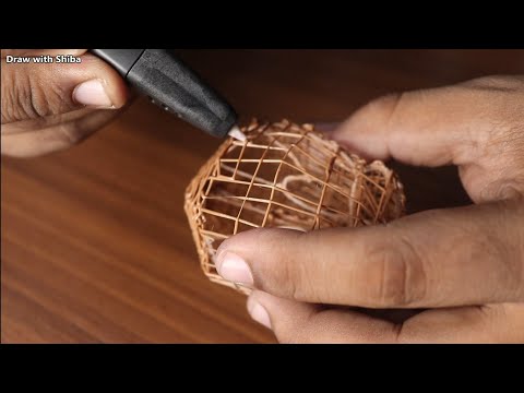 Making Tweety Cartoon Figure with a 3D Pen