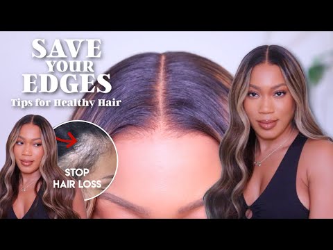 SAVE YOUR EDGES! STOP DOING THIS WITH YOUR LACE WIGS! Tips for HEALTHY HAIR 😍