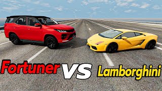 รถ Fortuner(แต่งซิ่ง) VS ซุปเปอร์คาร์ ใครจะแรงกว่ากัน? BeamNG.drive