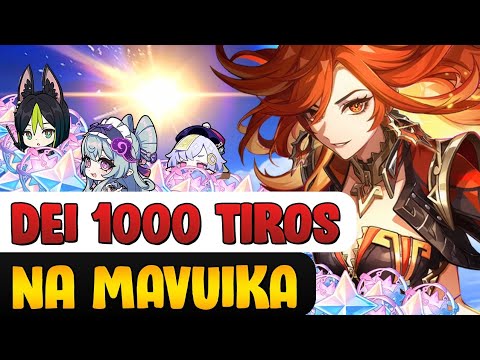 1000 TIROS no banner da MAVUIKA e EMILIE | GENSHIN IMPACT 