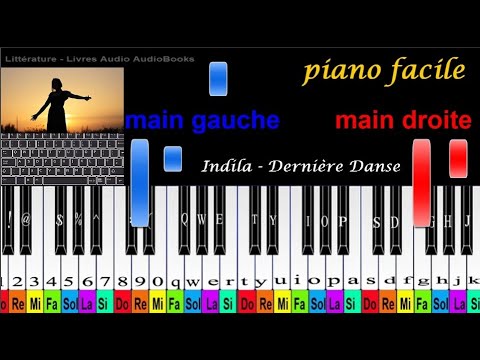 Indila - Dernière Danse, piano facile