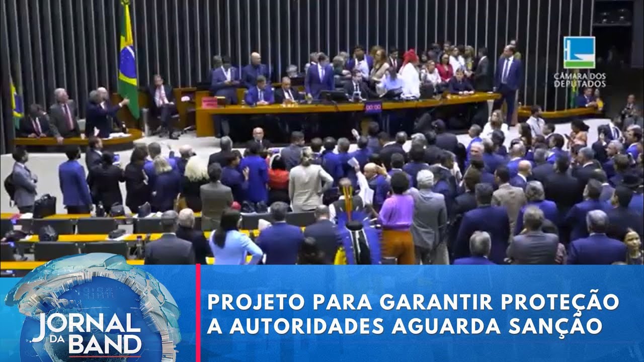 Projeto para garantir proteção a autoridades aguarda sanção de Lula | Jornal da Band