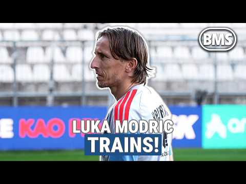 LUKA MODRIC TRAINS! 👀 Croatia v England 🏆 Nations League