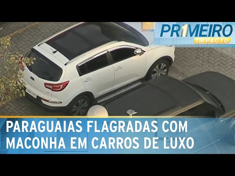 Traficantes paraguaias são presos com maconha em carros de luxo | Primeiro Impacto (28/06/24)