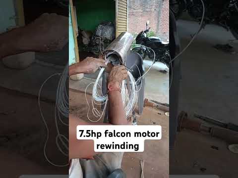7.5 hp motor rewinding #machine
