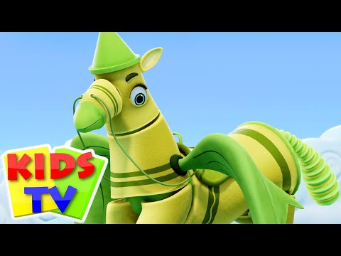 Mere Ghoda Chale Tik Tik Tik, मेरे घोड़ा चले टिक टिक टिक, Hindi Kids Rhymes and Cartoon Songs