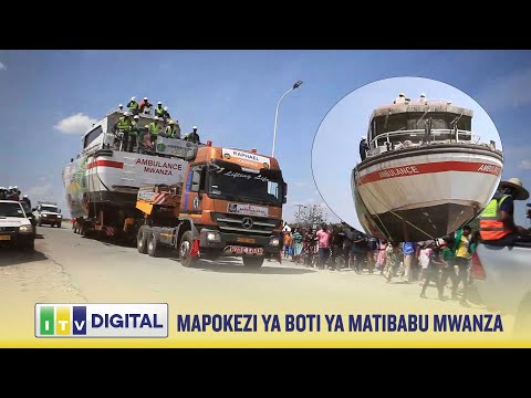 MWANZA WALIVYOIPOKEA KWA SHANGWE BOTI YA MATIBABU