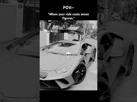 “When your ride costs seven figures.” Like and subscribe for more best content daily.