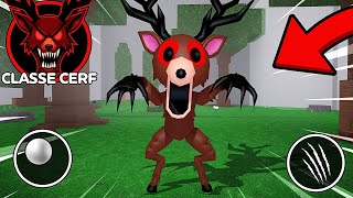 DEVIENS LE CERF MALÉFIQUE POUR DE VRAI avec la NOUVELLE CLASSE dans 99 NUITS en Forêt sur Roblox !