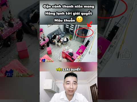 ỐI DỒI ÔI! Thanh niên mang hàng lạnh đến giải quyết mâu thuẫn 🤣 #tinnong #tindongtroi #tinnong24h