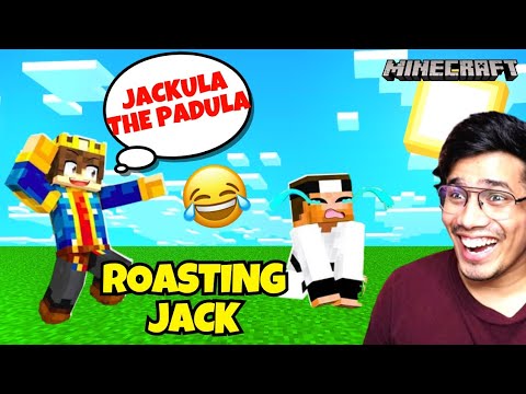 @GamerFleet Roasting Jack Bhaiya 😜 in Minecraft @AnshuBisht #gamerfleet #anshubisht #minecraft