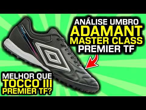 MELHOR que Umbro TOCCO III Premier? - Análise chuteira society Umbro Adamant Master Class Premier TF