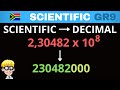 Converting Scientific Notation Concepts