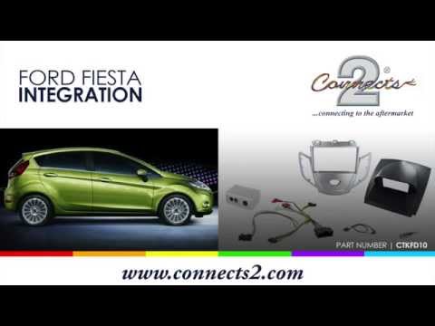 Video over CTKFD14 Multimedia Installatie KIT Autoradio Ford Fiesta