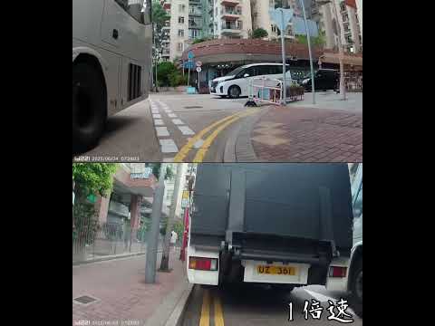 車CAM直擊 - UZ361 雙黃彎位咪泊車喇！！你睇下你搞到現場幾麻煩
