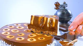Sin hornear, tan fácil y delicioso: pastel de chocolate y plátano 😍😋