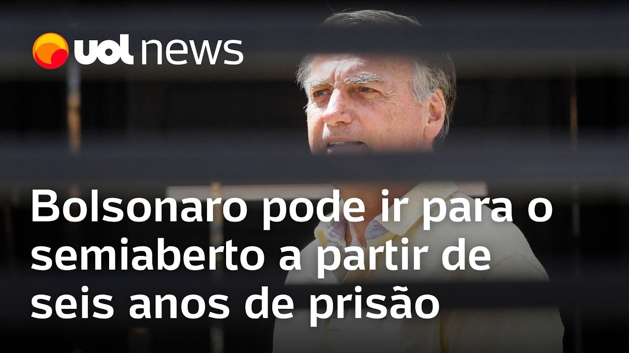 Bolsonaro pode ir para o semiaberto a partir de seis anos de prisão