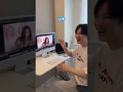 韓国人夫がちゃんと仕事をしてるかチェックしに行ってみたら #shorts