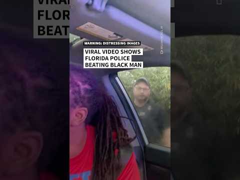 Viral video shows Florida police beating black man | AFP #shorts