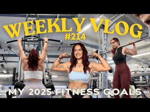 a week of workouts 💪🏼 how I am reaching my FITNESS GOALS in 2025 | WEEKLY VLOG #214 | EmmasRectangle