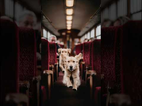 The Golden Retrievers Who Saved the Train