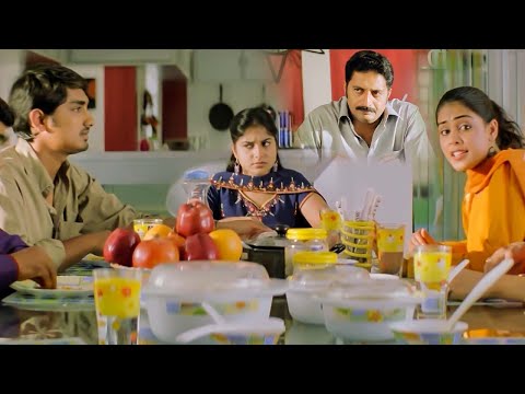 Siddarth, Prakash Raj & Genlia Telugu Blockbuster Family Telugu Movie Scene | Movie Temple