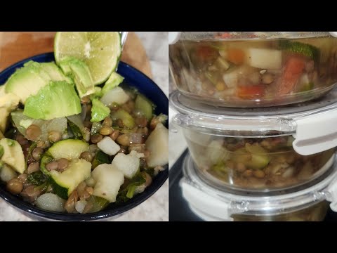 una idea para comer Lentejas a demas saludable y facil