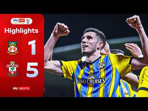 Saints ROUT Wrexham to leapfrog into sixth! | Wrexham 1-5 Southampton | EFL Championship highlights