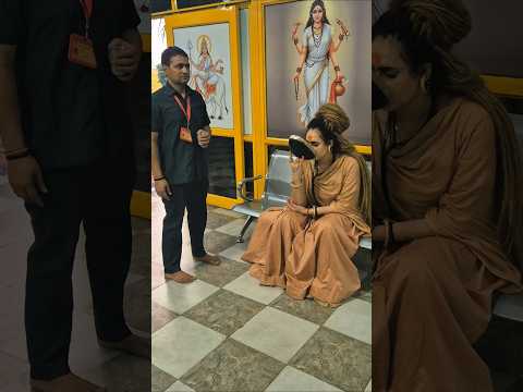 Aghori sadhwi ji 🙏 k sath sewak kala #bhojan karwaya #baba #reel #radha #shivin #ganga #jai ho