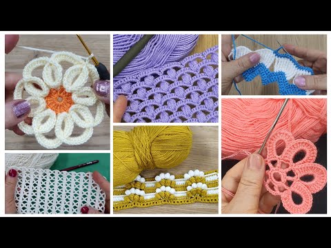 Great 💯👍Crochet knitting patterns for beginners 👍Free images