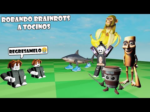 LE ROBO TODOS LOS BRAINROT A TOCINOS 🤣 - ROBLOX